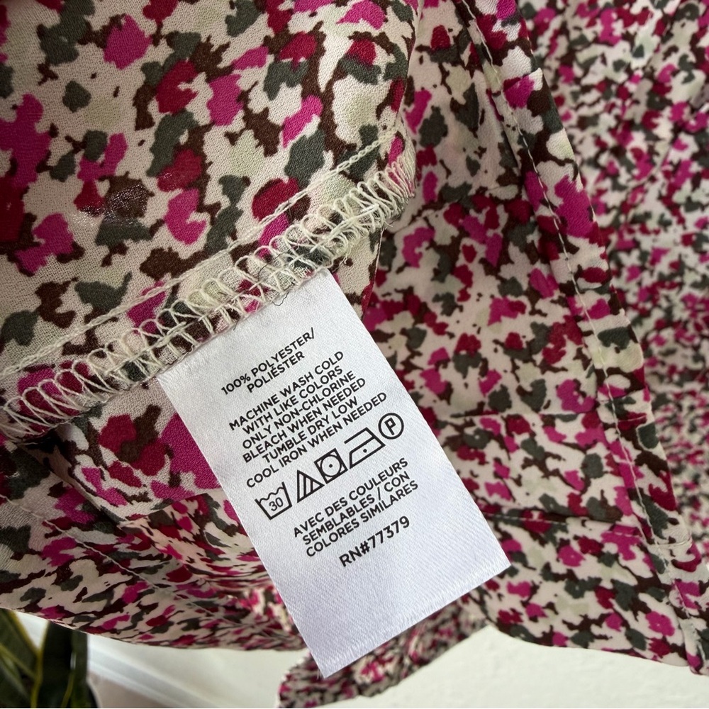 Ann Taylor - Floral Romantic Sleeveless Feminine Button Up Flowy  Size S - Picture 9 of 9